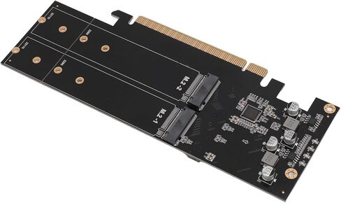 Quad M.2 NVME إلى PCIE 4.0 X16 عالية السرعة 4 محول بطاقة المنفذ للكمبيوتر الكمبيوتر الشخصي ، محول PCIE .0 X16 لـ 10 8 ، M.2 NVME SSDS ، in Kuwait