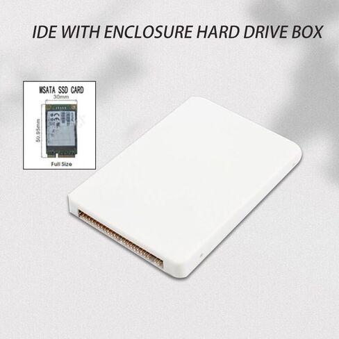 MSATA إلى 2.5 "IDE HDD SSD MSATA إلى بطاقة محول محول PATA 44PIN ث/الحالة 7Y in Saudi Arabia