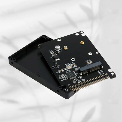 MSATA إلى 2.5 "IDE HDD SSD MSATA إلى بطاقة محول محول PATA 44PIN ث/الحالة 7Y in Saudi Arabia