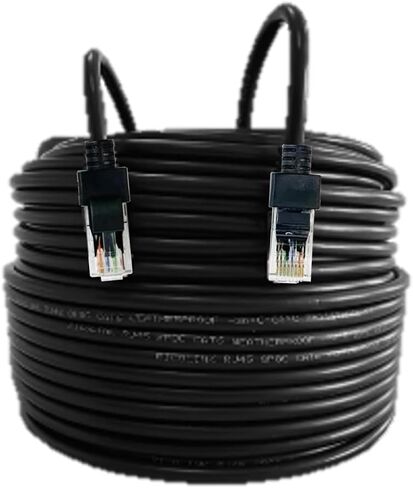 RJ45 8P8C CAT6 Ethernet مقاوم للماء 50 قدمًا -30 ℃ ~ 80 ℃ مقاومة UV 750 ساعة دفن كابل في الهواء الطلق in Saudi Arabia