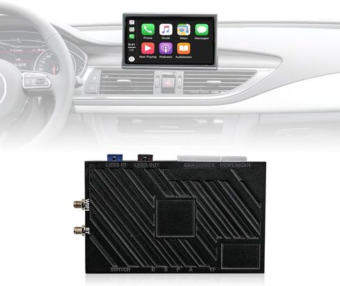 Linux Interface Box for Audi A6L 2016-2018, A7 (2018) Interface Box, Supports Wireless CarPlay Android Auto Fit for Original Car Radio Upgrade GPS Navigation Support Mirror Link,Backup Camera, Siri in Saudi Arabia
