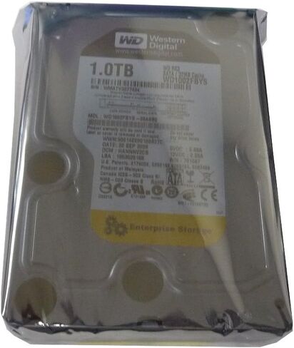 Western Digital 1 TB RE3 SATA 3 GB/S 7200 RPM 32 MB CACHE Bulk/OEM Enterprise Hard Drive - WD1002FBYS in Saudi Arabia