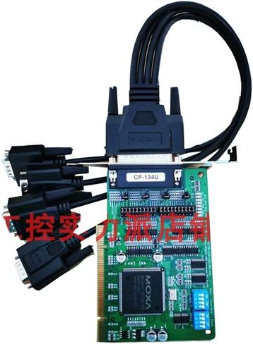 Spot Photo For MOXA CP-134U V2 RS232/422/485 Multi-Serial Port Card 4-Port PCI in Saudi Arabia