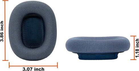 Airpods Max Plads Ayt Palcs - Mesh Mesh Mesh Mesh Elcsions مع رغوة الذاكرة وآمنة Airpods Magnetic Airpods Max Max (Sky Blue) in Saudi Arabia