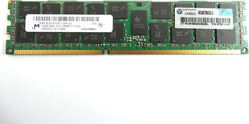 MT36JSF2G72PZ-1G6E1 MICRON 16GB 2RX4 PC3-12800R MEMORY (1x16GB) in Kuwait