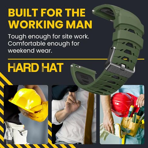 Rugged Smart Watch for Men, Foreman Smartwatch, Waterproof Digital Watch for The Toughest Jobs, with Fitness Trackers, Heart Rate Monitor, IP68, Pedometer, Workout Modes and More in Saudi Arabia