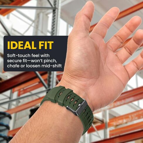 Rugged Smart Watch for Men, Foreman Smartwatch, Waterproof Digital Watch for The Toughest Jobs, with Fitness Trackers, Heart Rate Monitor, IP68, Pedometer, Workout Modes and More in Saudi Arabia