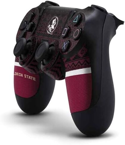 Skinit Decal Gaming Skin Compatible with PS4 Controller - Officially Licensed Florida State University Pattern Jersey Design in Saudi Arabia
