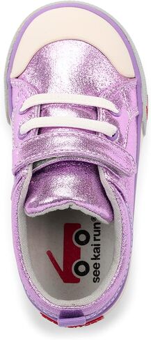 See Kai Run Kristin - Fan Favorite Sneakers for Little Girls, Purple Shimmer 11.5 in Kuwait