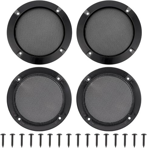 Olycraft 4 Set 4.9 بوصة مكبر صوت شواية يغطي سيارة مكبر صوت ضواحي واقي حراسة السقف مكبر صوت أغطية شواية سقف تجاري شواء لمكبر صوت DIY جزء سيارات سيارات مكبرات الصوت in Saudi Arabia