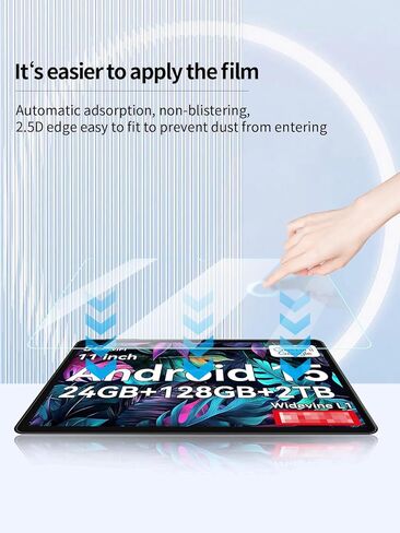 واقي الشاشة لـ TABWEE T20 2025 Android 15 أقراص 10.1 بوصة ، مضاد للخلع 9H صلبة اللمس حساس 2.5D حواف مدورة خالية من التثبيت سهلة التثبيت ، 2 عبوة. in Saudi Arabia