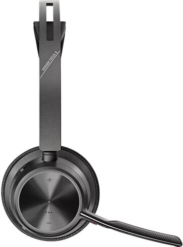 Poly Voyager Focus 2 UC Stereo Bluetooth Headset (Microsoft Teams معتمد) (77Y87AA) مع حزمة حقيبة السفر بما في ذلك: GOBY LABS Cleaner ، قماش الألياف in Saudi Arabia