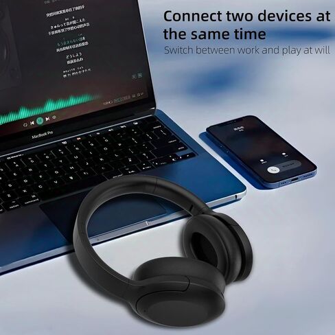 Gu-Di Active Nove Devining سماعات الرأس ، اللاسلكي فوق سماعات Bluetooth الأذن ، الصوت HI-RES ، باس عميق ، مع ميكروفون ، سماعات قابلة للطي خفيفة الوزن ، مناسبة للهواتف المحمولة للمكتب المنزلي للمكاتب المنزلية. in Saudi Arabia
