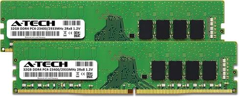 A-Tech 64GB RAM KIT لـ Lenovo Thinkstation P340 Tower (2 × 32GB) DDR4 2933 MHz PC4-23400 in Kuwait