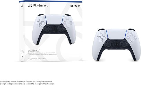 PlayStation Dualsense® Wireless Controller - White (متجدد) in Saudi Arabia