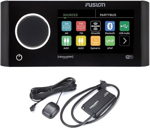 Garmin Fusion MS-RA770 Apollo Series Touchscreen Marine Digital Media Receiver with Built-in Wi-FI with SXV300M1 Satellite Radio Tuner with Marine/RV Antenna in Saudi Arabia