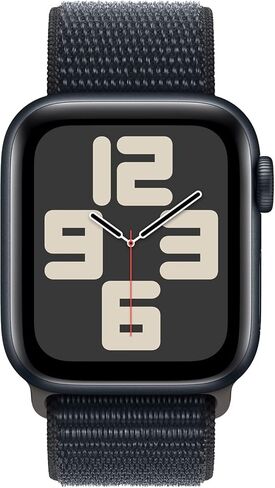 Apple Watch SE 2nd Gen (GPS ، 40mm) - Midnight Case with Ink Sport Loop Band (متجدد) in Kuwait