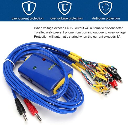 S115 Smart Power Supply Test Cable, Smart Boot Line, Mobile Phone Repair Tool for Phones Multi Grade Safety, Quick Boot, reliables Repair Tool in Saudi Arabia