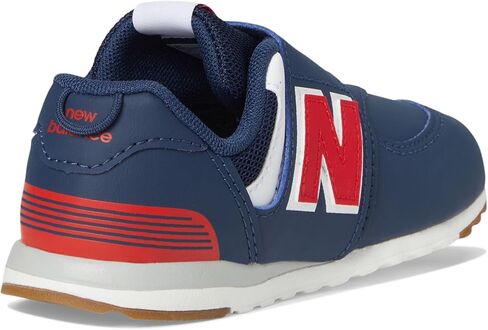 New Balance Kids 574 New-B V2 Familiar Ground Hook and Loop Sneaker, Mercury Blue/White, 5 US Unisex Toddler in Kuwait
