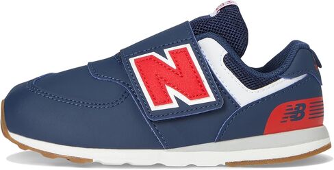 New Balance Kids 574 New-B V2 Familiar Ground Hook and Loop Sneaker, Mercury Blue/White, 5 US Unisex Toddler in Kuwait