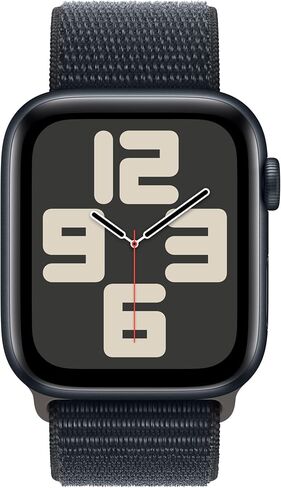 Apple Watch SE (2nd Gen) [GPS + Cellular, 44mm] - Midnight Aluminum Case with Midnight Sport Loop Band, M/L (Renewed Premium) in Saudi Arabia