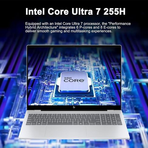 HP Omnibook 7 AI Laptop 16 "2K (2048x1280) OLED Touch (HDR 500NITS ، 100 ٪ DCI-P3) Intel 16-Core Ultra 7 255H 32GB RAM 2TB SSD للمصمم Professional Professional Professional Win11pro ICP W/Copilot in Kuwait