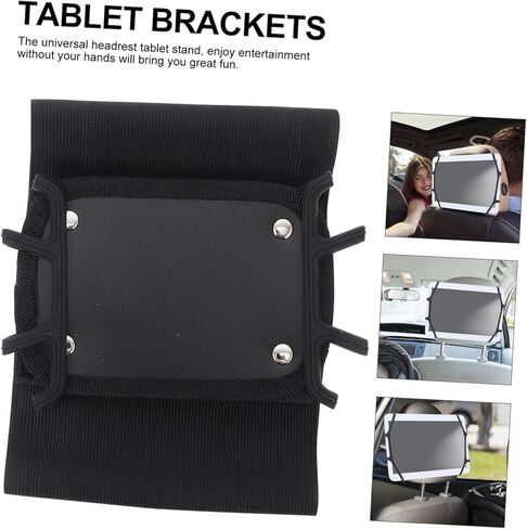POPETPOP Tablet Bracket for Car Headrest Adjustable Holder for Tablets Durable Design for Easy Installation and Strong Support During Travel in Saudi Arabia