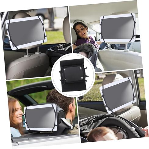 POPETPOP Tablet Bracket for Car Headrest Adjustable Holder for Tablets Durable Design for Easy Installation and Strong Support During Travel in Saudi Arabia