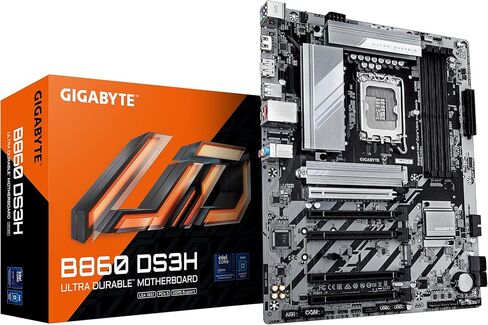 Gigabyte B860 DS3H اللوحة الأم - تدعم وحدة المعالجة المركزية Ultra Ultra ، 8+1+2+2 مراحل VRM ، حتى 9066 ميجا هرتز DDR5 ، 1xpcie 5.0+1xpcie 4.0 M.2 ، 2.5 GBE LAN ، USB 3. Gen 2x2 in Saudi Arabia