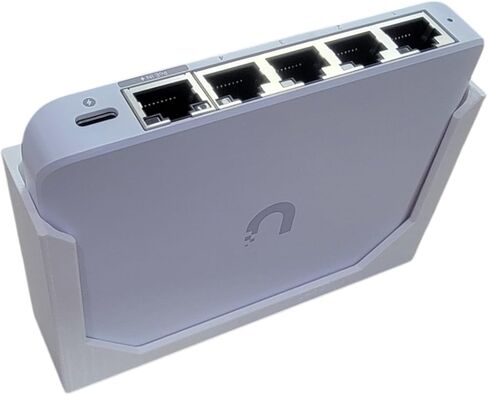 Blazin3D Wall Mount for Ubiquiti Flex Mini 2.5G USW-Flex-2.5G-5 (White) in Saudi Arabia
