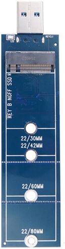 Compactly USB to NVME Solid Disk Adapter for Quick Installation Easy Use in Various Scenario for 2280 2260 2242 in Saudi Arabia