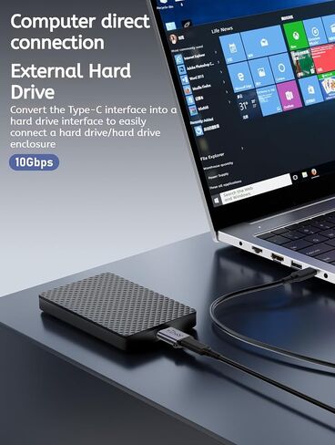 Micro USB B إلى USB A/C Male Adapter ، USB 3.0 Micro B إلى موصل محول كبل محول الإناث USB A/C (رمادي) in Kuwait