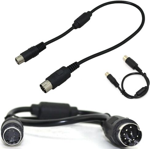 1PCS Black Connector Link Patch Cable for SEGA Accessory in Saudi Arabia