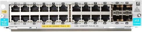 HP J9990A Aruba 5400R 20-Port 10/100/1000BASE-T PoE+ & 4-Port 1G/10GbE SFP+ Module (Renewed) in Saudi Arabia