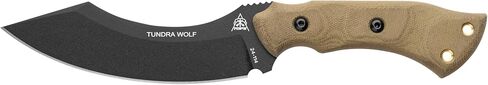 قمم سكاكين Tundra Wolf Full Tang Blade- Green Kydex Gheath W/Leather Dangler (Green Canvas Micarta Handle) in Kuwait