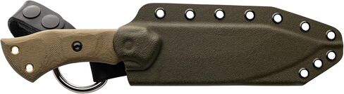 قمم سكاكين Tundra Wolf Full Tang Blade- Green Kydex Gheath W/Leather Dangler (Green Canvas Micarta Handle) in Kuwait