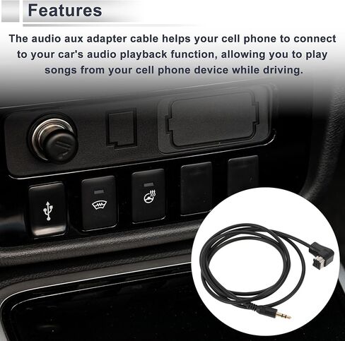 Audio Aux Adapter Cable Wire for Pioneer IP-BUS Convenient Stereo Radio Harness in Saudi Arabia