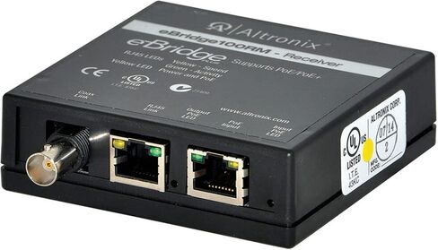 ALTRONIX EBRIDGE100RM PoE Extender,4-3/8" L x 3-1/2" W,Black in Saudi Arabia