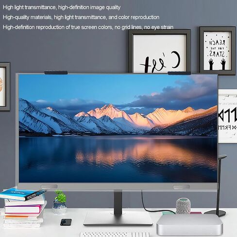 Computer Privacy Screen Filter Panel for Diagonal 23.8 24 27 inch HDTVs Computer Monitor Hanging Type Computer Privacy Screen Filter Panel Anti Glare,27in 16:9 in Saudi Arabia