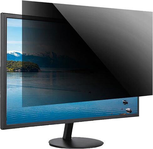 شاشة الخصوصية لمكافحة مختلس النظر لفيلم قطري 23-27.5 بوصة HDTVS سطح المكتب الكمبيوتر الشخصي LED مرشح شاشة خصوصية الكمبيوتر المضاد للوقاية من الخدش ، 24in 16:10 in Saudi Arabia