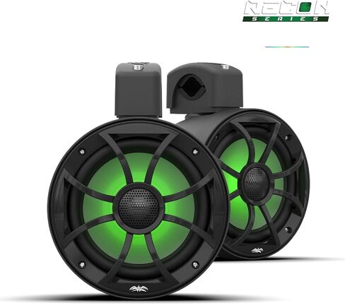 الأصوات الرطبة | Recon 6 POD-BG | 6.5 "مكبر صوت أسود محوري لقطر أنبوب يصل إلى 2" أو جبل السطح in Kuwait