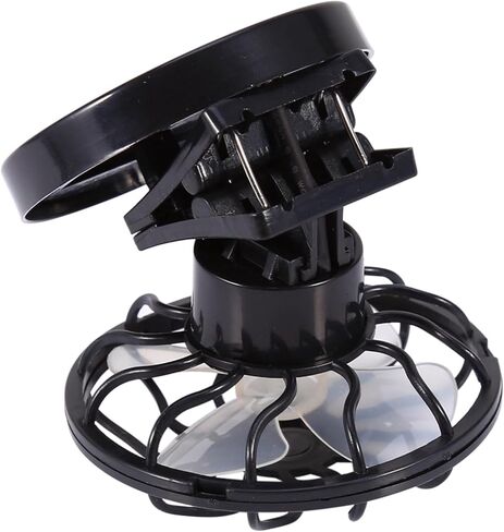 FOCKT SOLAR FAN MINI CLAMP/موقف في تبريد تكييف الهواء الخلوي للتنزه في التخييم مروحة كهربائية للطاقة الكهربائية للكمبيوتر المحمول in Kuwait