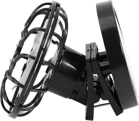 FOCKT SOLAR FAN MINI CLAMP/موقف في تبريد تكييف الهواء الخلوي للتنزه في التخييم مروحة كهربائية للطاقة الكهربائية للكمبيوتر المحمول in Kuwait