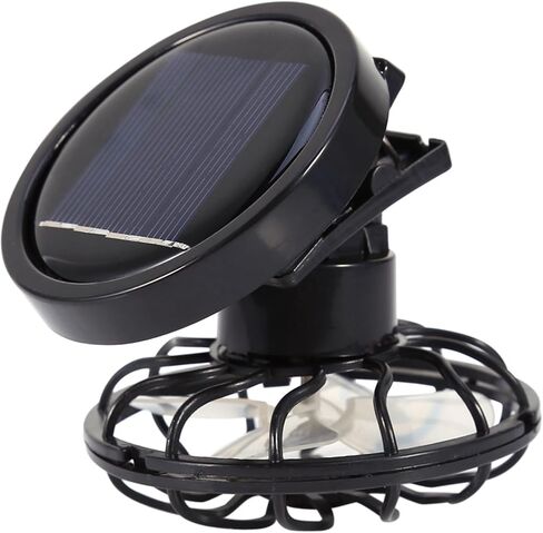 FOCKT SOLAR FAN MINI CLAMP/موقف في تبريد تكييف الهواء الخلوي للتنزه في التخييم مروحة كهربائية للطاقة الكهربائية للكمبيوتر المحمول in Kuwait