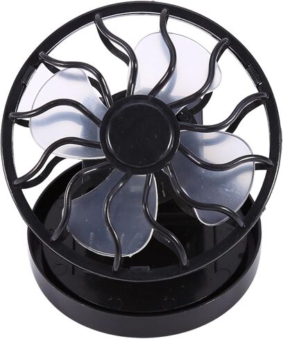 FOCKT SOLAR FAN MINI CLAMP/موقف في تبريد تكييف الهواء الخلوي للتنزه في التخييم مروحة كهربائية للطاقة الكهربائية للكمبيوتر المحمول in Kuwait