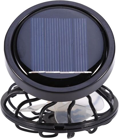 FOCKT SOLAR FAN MINI CLAMP/موقف في تبريد تكييف الهواء الخلوي للتنزه في التخييم مروحة كهربائية للطاقة الكهربائية للكمبيوتر المحمول in Kuwait