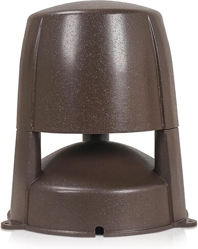 Sound Town Commercial Residential Omni Outdoor Speaker+Amplifier Set, One 6-Zone 70V/100V Amplifier with Bluetooth, 4 x 6.5 High-Fidelity Outdoor 360° Dispersion Speakers, Brown (STCA360X4OMNI62BR) in Saudi Arabia