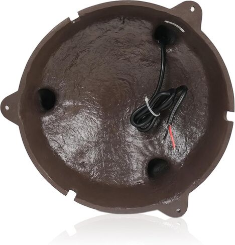 Sound Town Commercial Residential Omni Outdoor Speaker+Amplifier Set, One 6-Zone 70V/100V Amplifier with Bluetooth, 4 x 6.5 High-Fidelity Outdoor 360° Dispersion Speakers, Brown (STCA360X4OMNI62BR) in Saudi Arabia