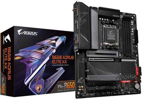Gigabyte B650 Aorus Elite AX 1.0 AMD B650 Socket AM5 ATX DDR5-SDRAM Motherboard (Renewed) in Kuwait