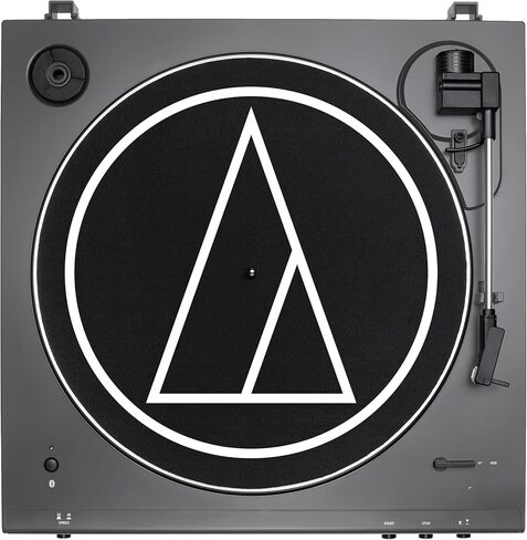 Audio-Technica at-LPGO-BT (AT-LP60XBT) Fully Automatic Belt-Drive Stereo Turntable, Gun-Metal/Black, Bluetooth, Hi-Fi, 2 Speed in Saudi Arabia
